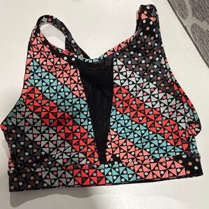 VSX Victoria's Secret Colorful Geometric Sports Bra